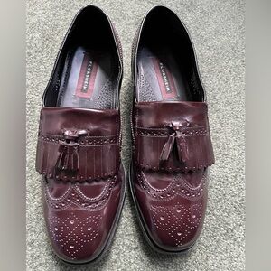 Florsheim Lexington tassel wingtip leather dress shoes